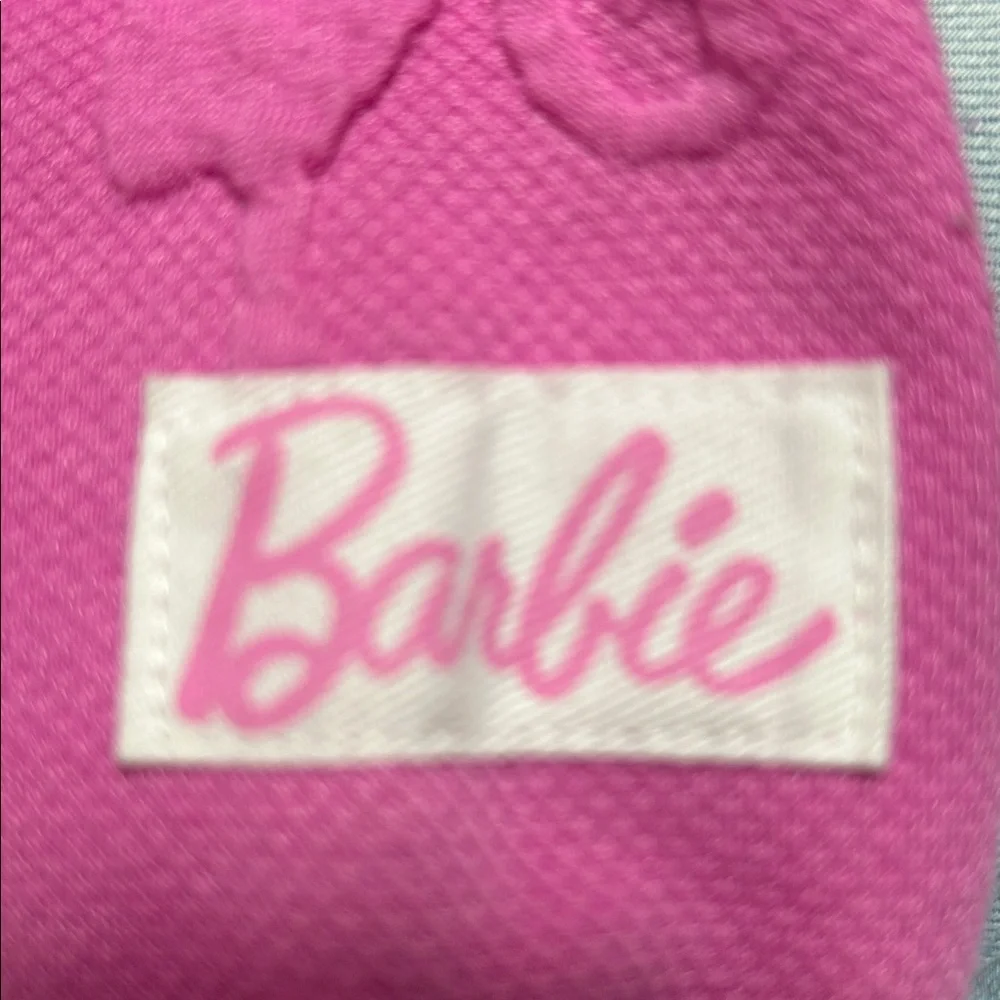 Barbie Embossed Pink Hoodie Size 2T - Picture 6 of 6